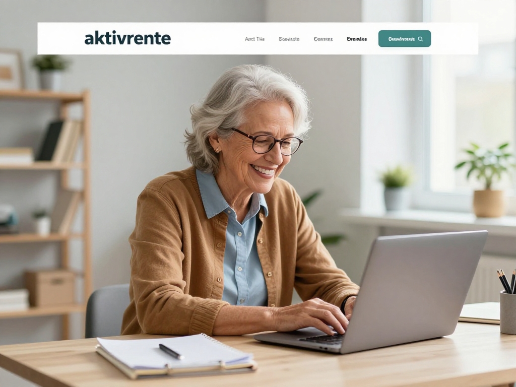 Aktivrentner bei der Arbeit