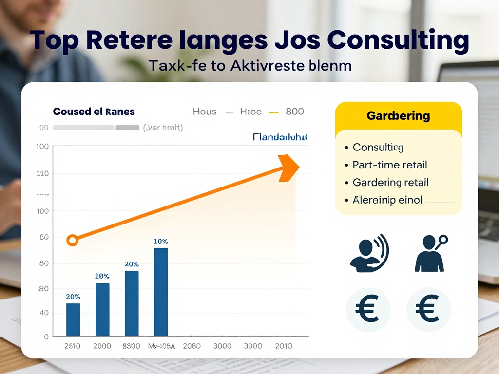 Infografik: Stundenlöhne und Steuerfreibeträge für Rentner-Jobs in Deutschland